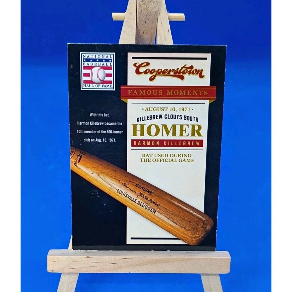 Killebrew Clouts 500th Homer #10 Panini 2012 Louisville Slugger